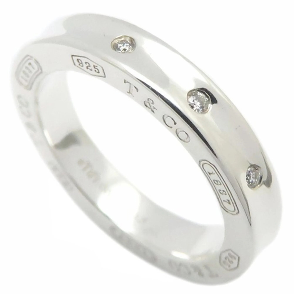 TIFFANY Silver Diamond Ring